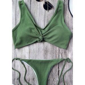 String, bralette bikini (top and bottom included)